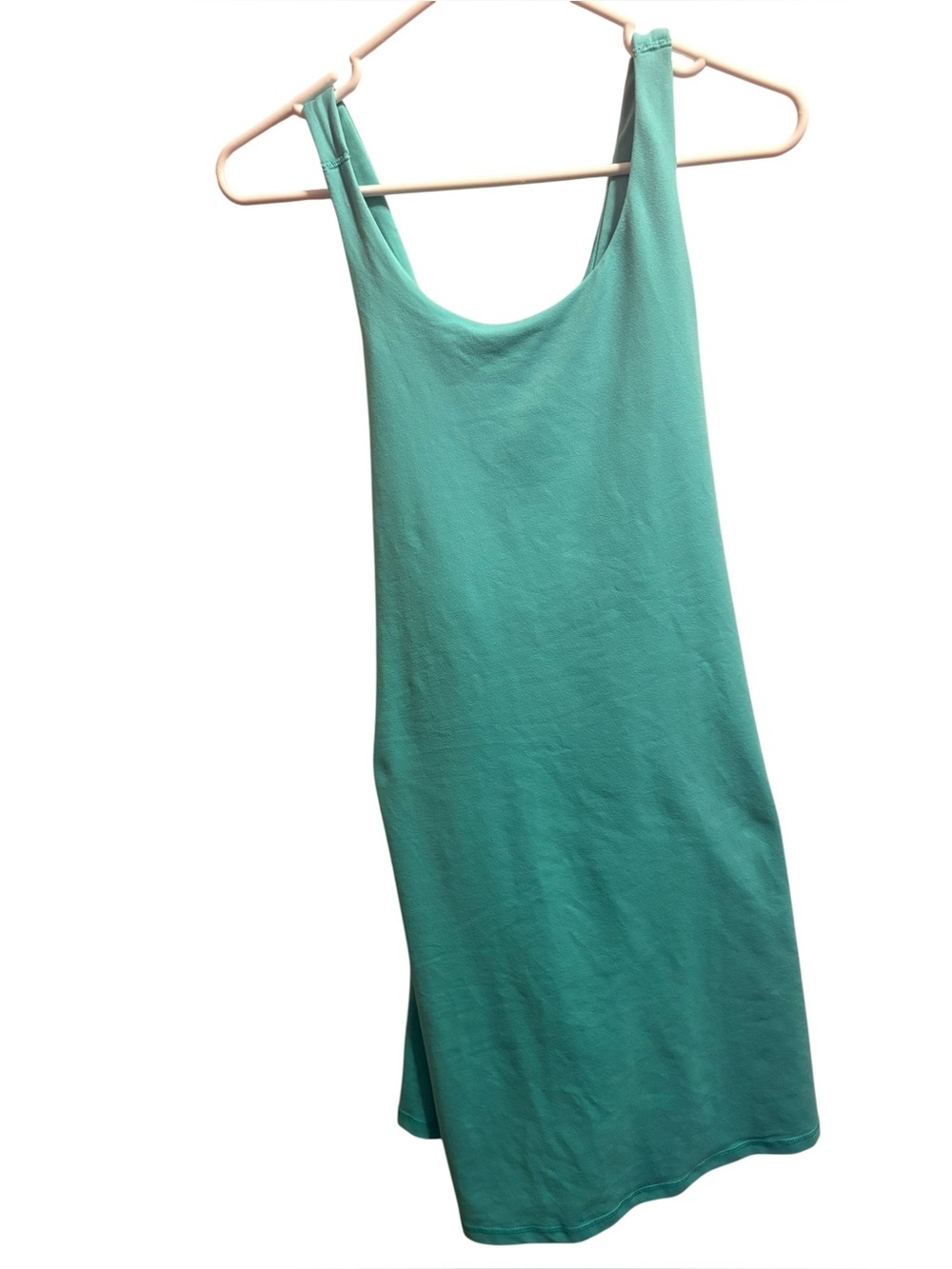 aerie Teal Scoop Tank Dress